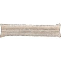 Crossland Grove Cardinham Stitched Draught Excluder Ecru 200X900Mm, Grey