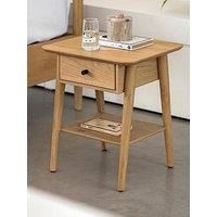 Gallery Leif 1 Drawer Bedisde - Natural