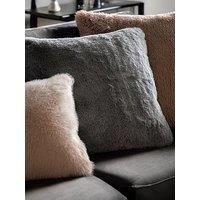 Gallery Roscoe Faux Fur Cushion - Smoke Grey