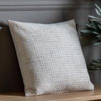 Chenille 55cm x 55cm Filled Cushion Natural