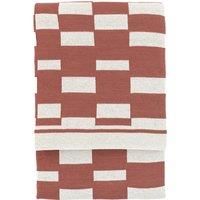 Lohko 130cm x 170cm Knitted Throw Nutmeg