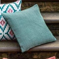 Gallery Ula Pinstripe Indoor/Outdoor Cushion In Green