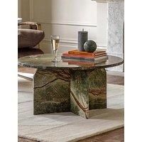 Gallery Amina Marble Coffee Table - Ember