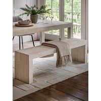 Gallery Lina Dining Bench - Whitewash