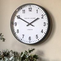 Crossland Grove Horley Wall Clock Grey 40Cm, Grey