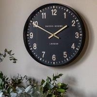 Crossland Grove Horley Wall Clock Black 40Cm, Black