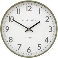 Crossland Grove Malden Wall Clock Sage 30Cm, Green
