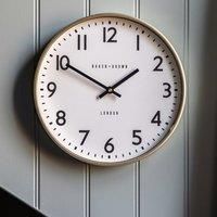Crossland Grove Malden Wall Clock Champagne 30Cm, Gold