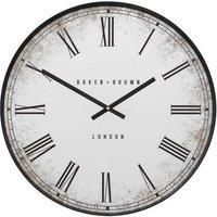 Crossland Grove Epsom Wall Clock Black 50Cm, Black