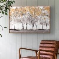 Cedar & Sage Golden Reverie Framed Canvas