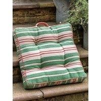 Gallery Sina Stripe Woven Floor Cushion - Apricot