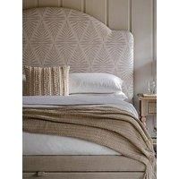 Gallery Direct Raya Upholstered Bed With Headboard And End Storage Drawer - Double
