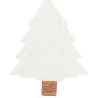 Gallery Direct White Marble Tree Serving Platter