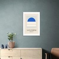 East End Prints Santorini Print