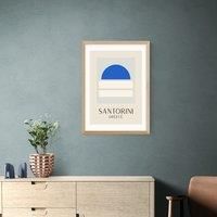 East End Prints Santorini Print