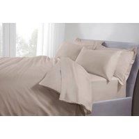 Five Star Hotel Concept Percale Duvet Cover, Double, Latte