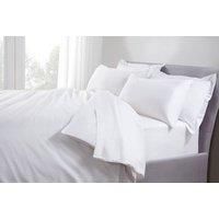 Five Star Hotel Concept Sateen Duvet Cover, Double, White