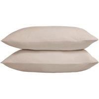 Five Star Hotel Concept Sateen Pillowcase, Standard Pillow Size, White