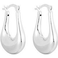 Seol + Gold Sterling Silver Chunky Molten Hoops