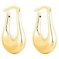 Seol + Gold 18Ct Gold Vermeil Chunky Molten Hoops
