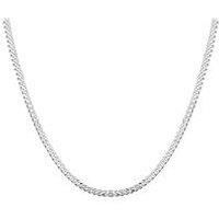 The Love Silver Collection Men'S Sterling Silver 1/4Oz Curb Necklace