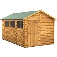 Power Overlap Apex Shed 14' x 8'