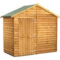 Power Overlap Apex Shed 4' x 8' No Windows