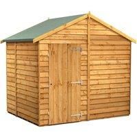 Power Overlap Apex Shed 6' x 8' No Windows