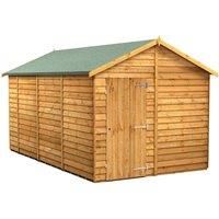 Power Overlap Apex Shed 14' x 8' No Windows