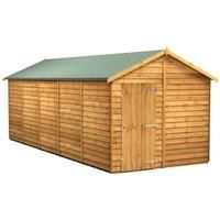 Power Overlap Apex Shed 20' x 8' No Windows