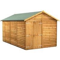 Power Overlap Apex Shed 14' x 8' No Windows