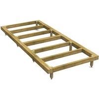 Power 4' x 10' Shed Base Kit, Brown