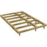 Power 8' x 10' Shed Base Kit, Brown