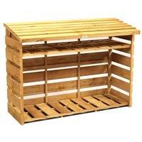 Power 6x2 Log Store with Shelving