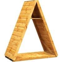 Power 4x2 Triangular log Store With Shelf