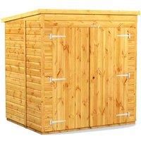 Power 6x5 Pent Storage Shed