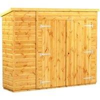 Power 8x2 Pent Storage Shed
