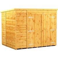Power 8x6 Pent Storage Shed