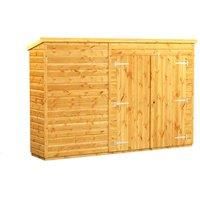 Power 10x2 Pent Storage Shed