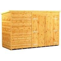 Power 10x4 Pent Storage Shed