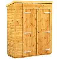 Power 5x2 Tool Shed Double Door