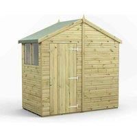 4x8 Power Premium Apex Garden Shed