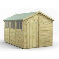 12x8 Power Premium Apex Garden Shed