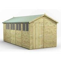 18x8 Power Premium Apex Garden Shed