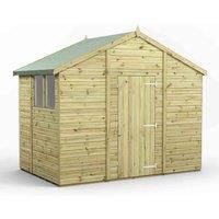 6x10 Power Premium Apex Garden Shed