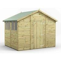 8x10 Power Premium Apex Garden Shed