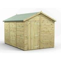 12x8 Power Premium Apex Windowless Garden Shed