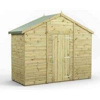 4x10 Power Premium Apex Windowless Garden Shed