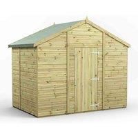 6x10 Power Premium Apex Windowless Garden Shed