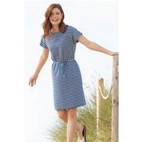 Kite Women's Chine Jersey Dress in Navy | Size: 16